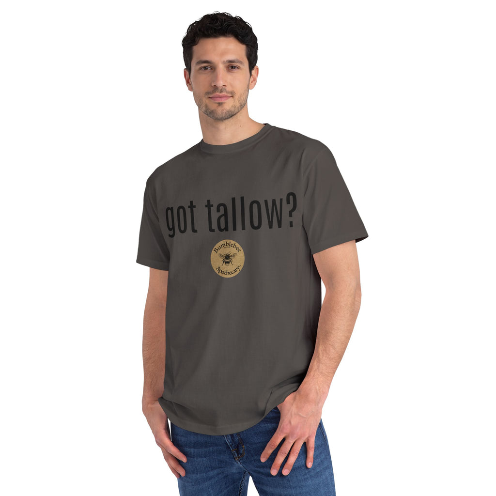 T-Shirt — "got tallow?" Bee Apothecary Organic Tee
