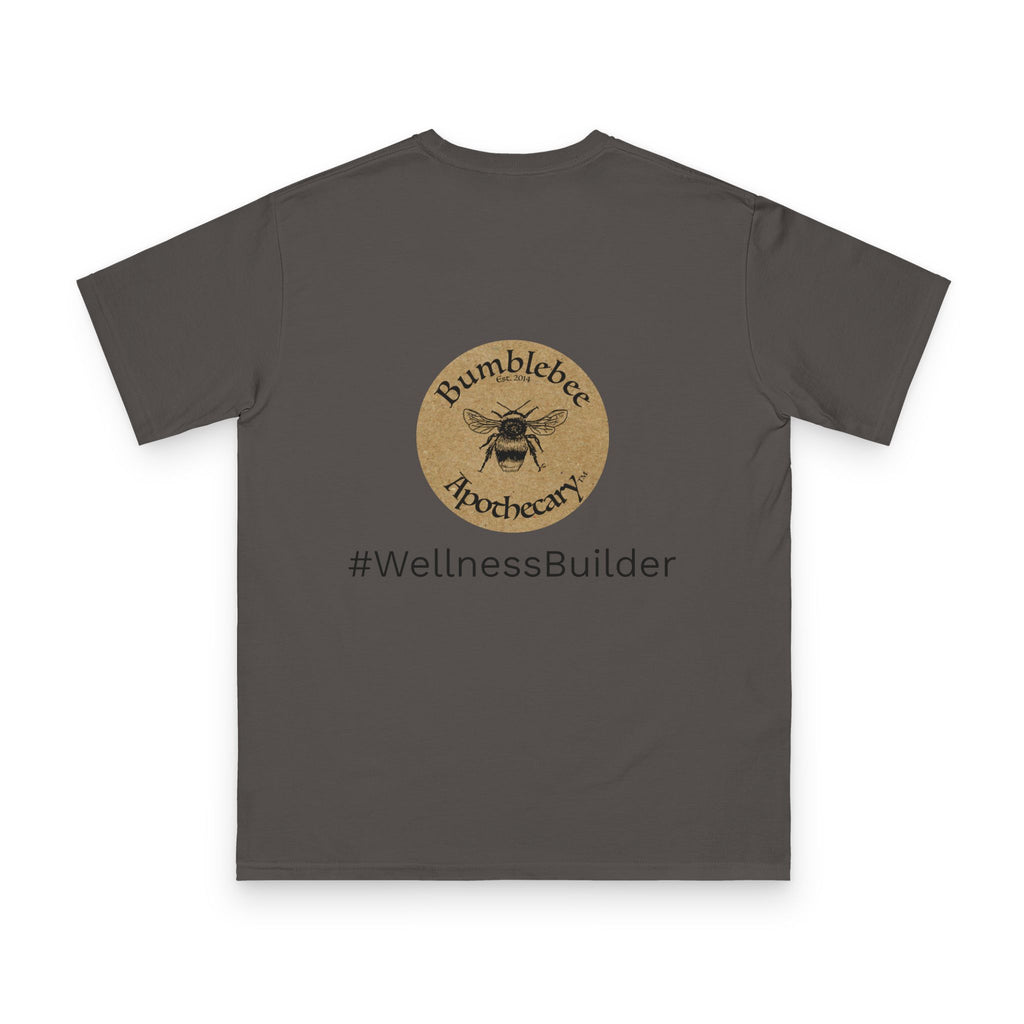 #WellnessBuilder T-Shirt — Bumblebee Apothecary Organic Wellness Tee