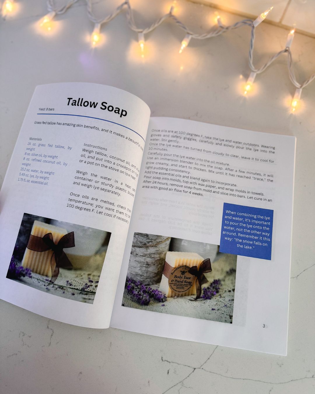 Natural Living Recipes Printed Book