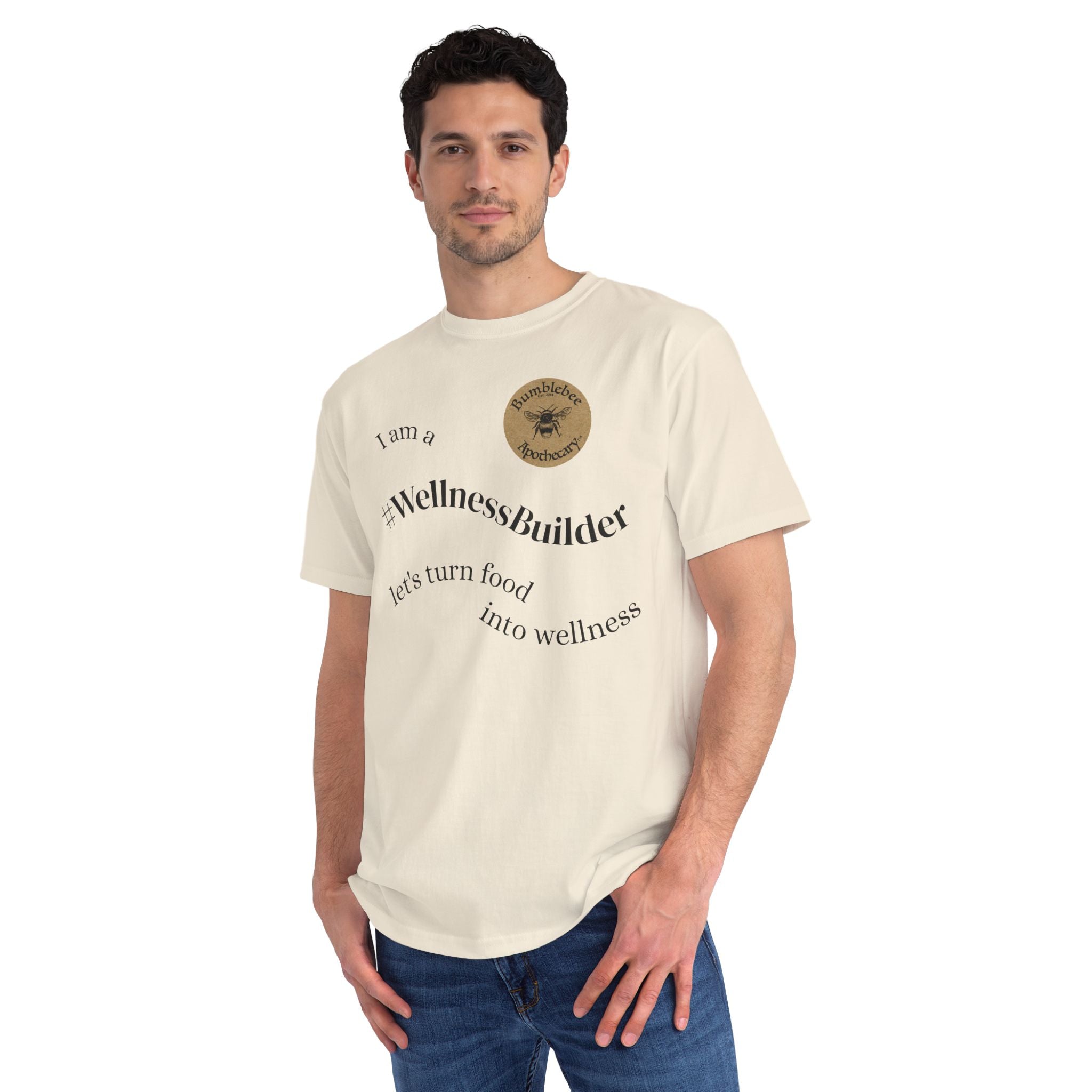 #WellnessBuilder T-Shirt — Bumblebee Apothecary Organic Wellness Tee