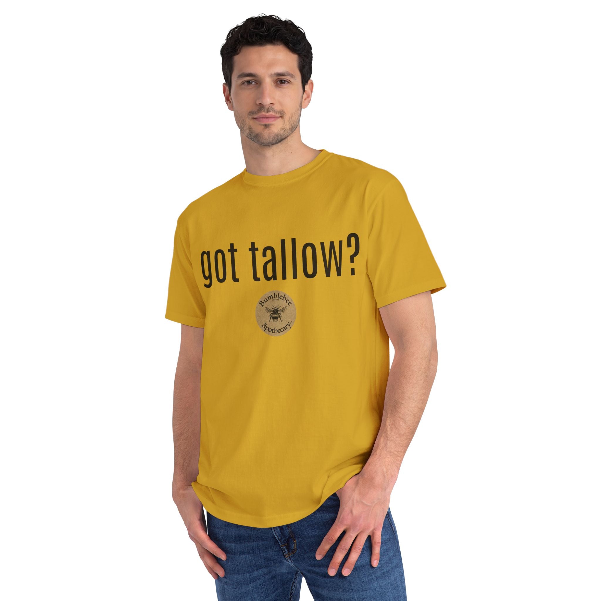 T-Shirt — "got tallow?" Bee Apothecary Organic Tee