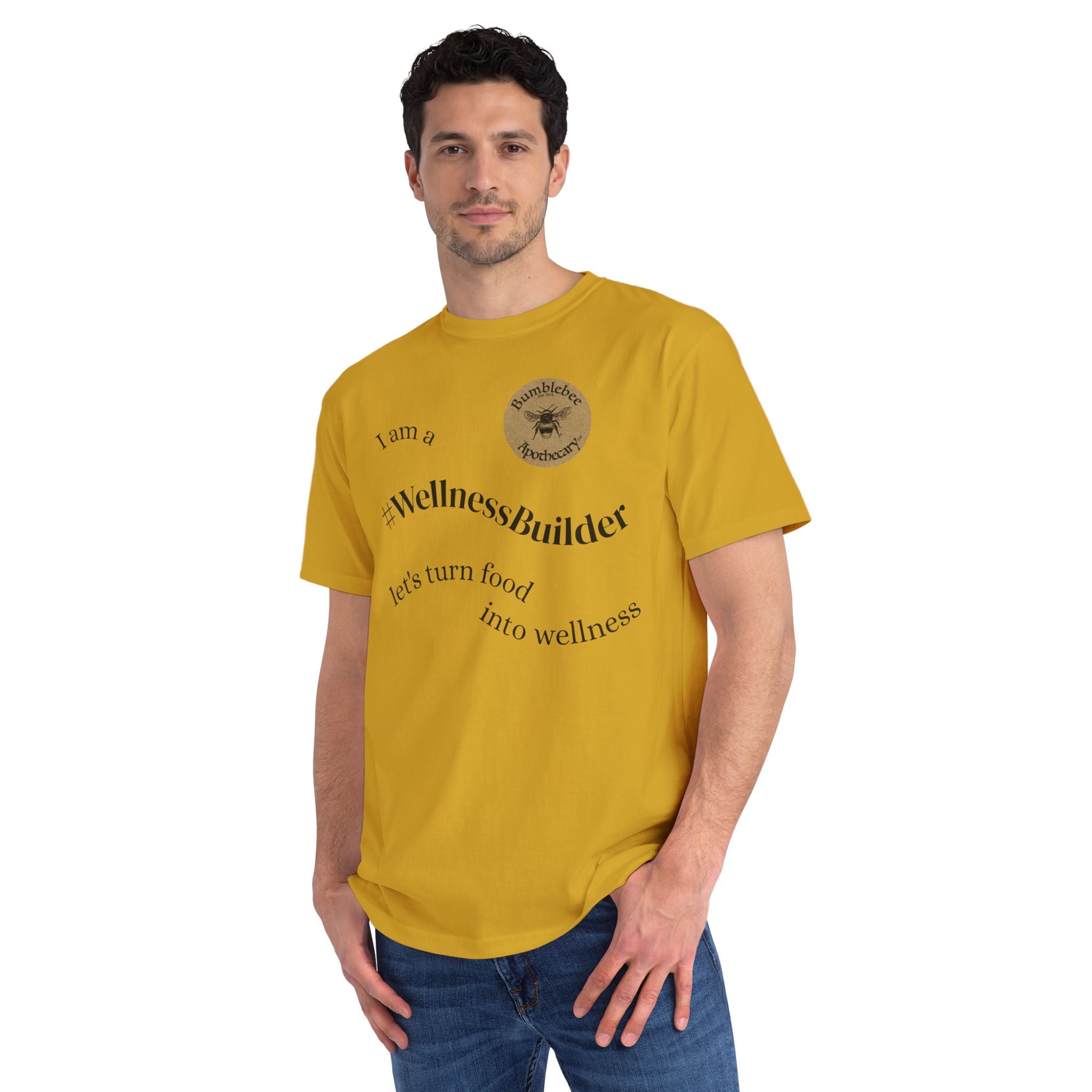 #WellnessBuilder T-Shirt — Bumblebee Apothecary Organic Wellness Tee