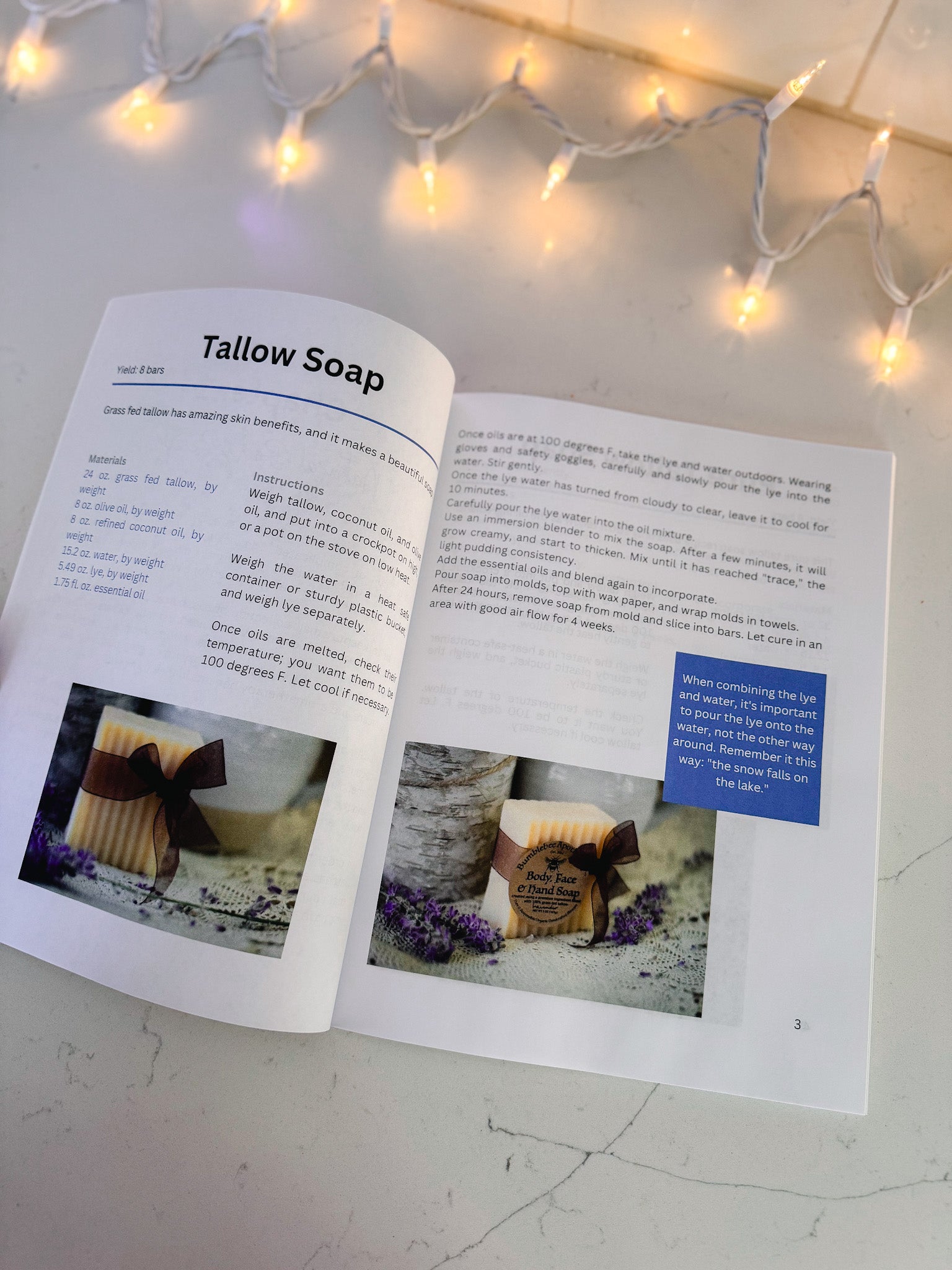 Natural Living Recipes Printed Book