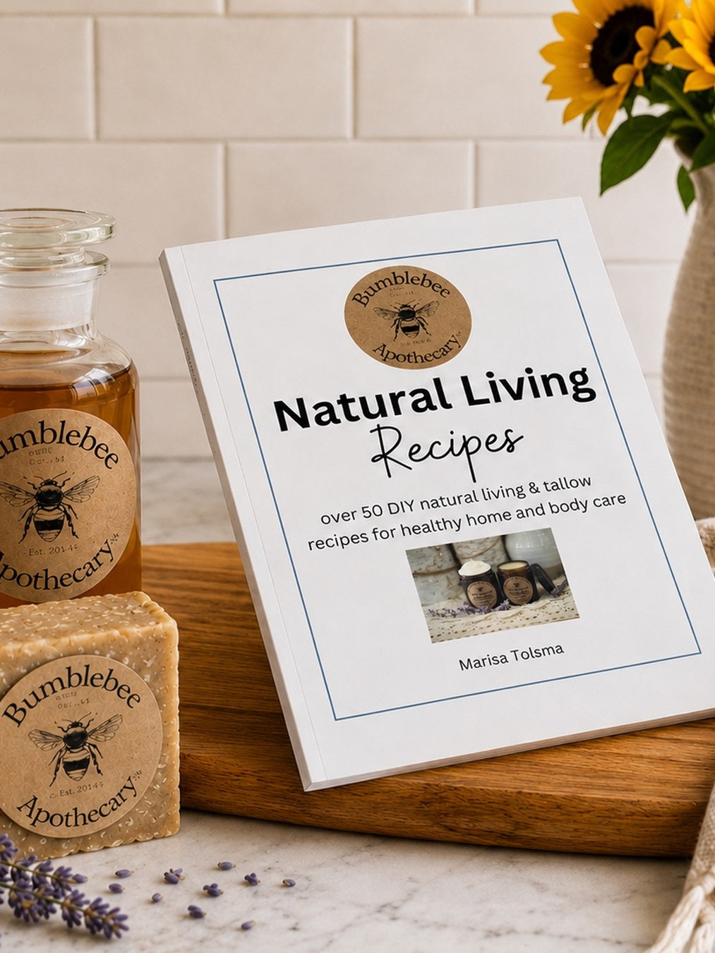 Natural Living Recipes Printed Book